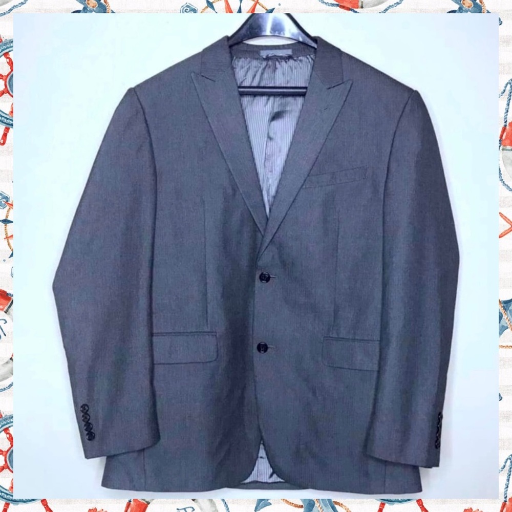 Joseph Abboud Gray Blazer Men’s 40R Classic Sport Coat